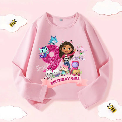 Narozeninové triko Gabby Dollhouse