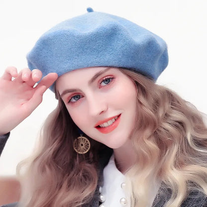 Dámský vlněný beret