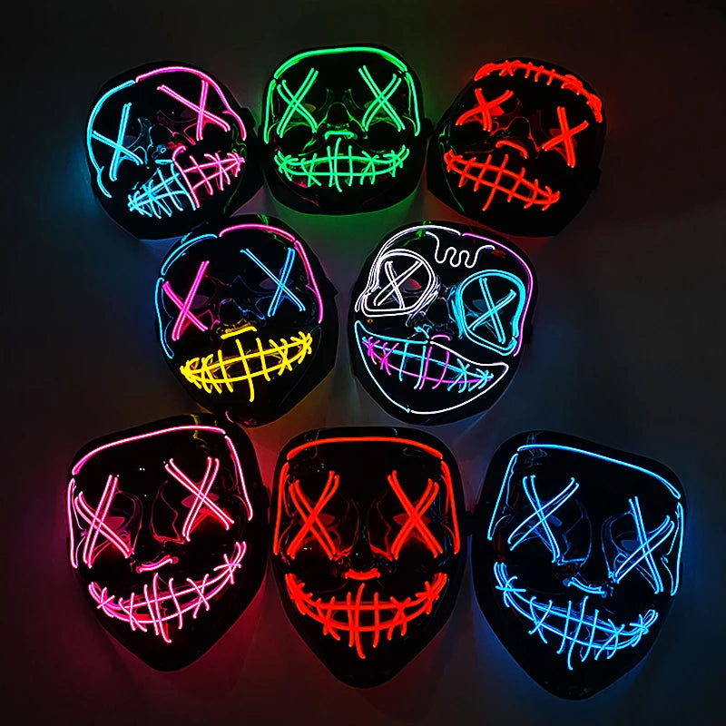 Neonová Led maska