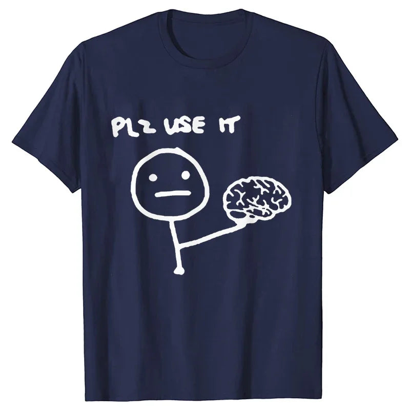 Pánské vtipné triko Plz use it