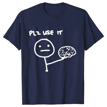 Pánské vtipné triko Plz use it