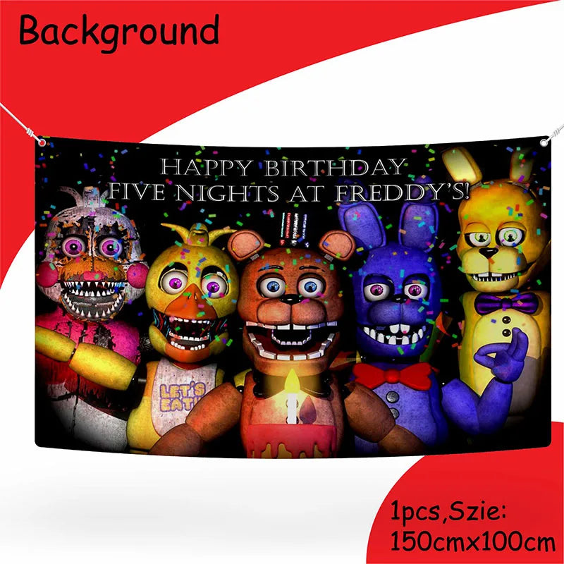 Dekorace na oslavu FNAF