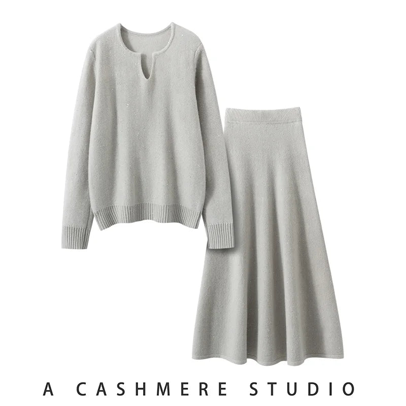 Dámský kašmírový set