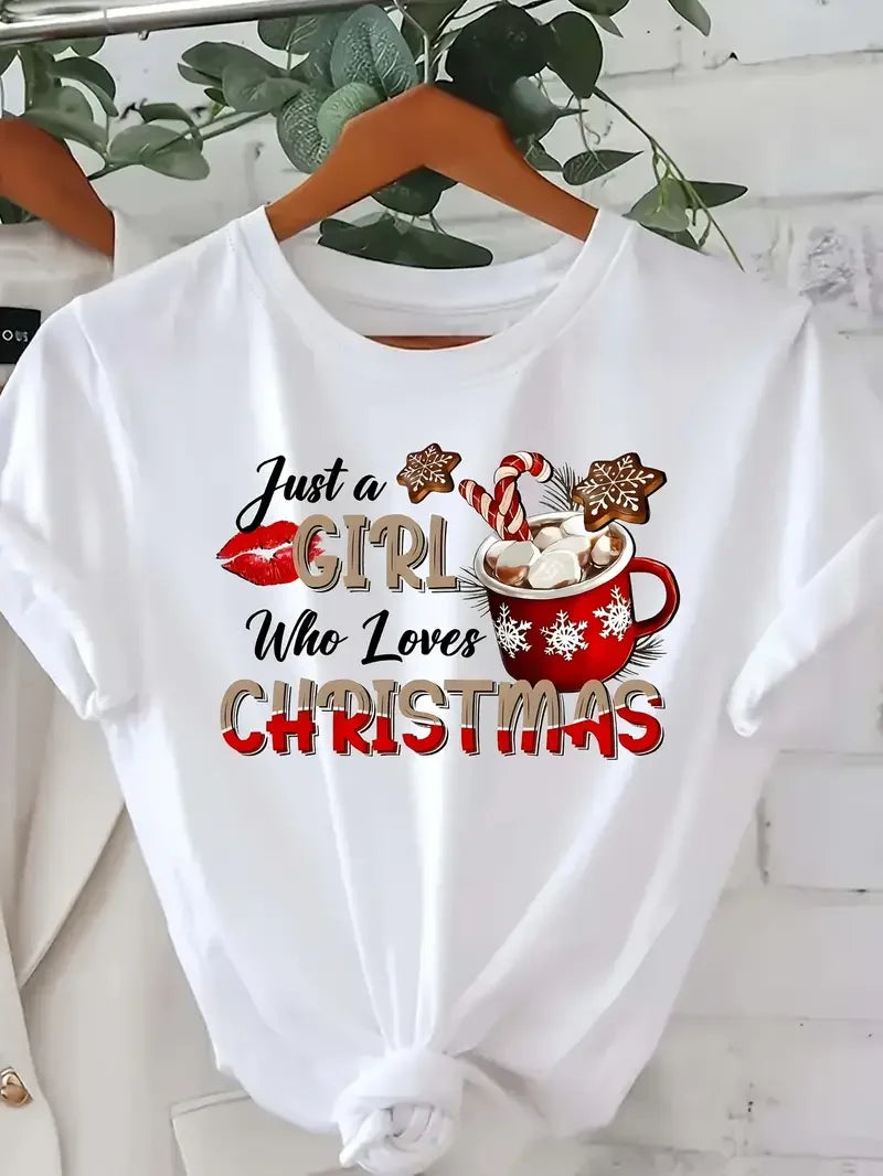 Dámské triko s vánočním textem