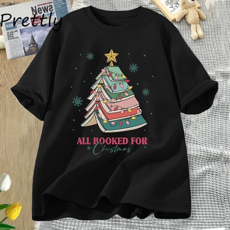 Vánoční triko All booked for