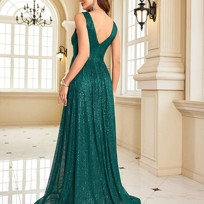 Dámské plesové šaty bez rukávy