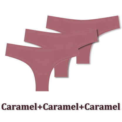 Dámské bezešvé brazilky 3 ks