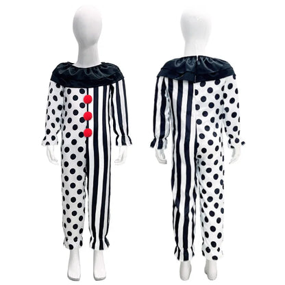 Dětský kostým černobílého klauna