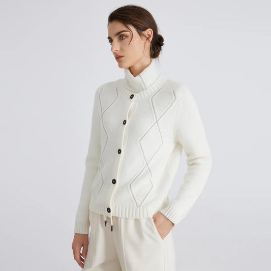 Dámský kardigan ze 100% vlny