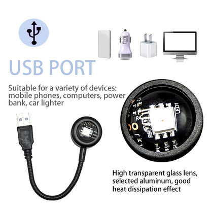 Lampa západ slunce USB