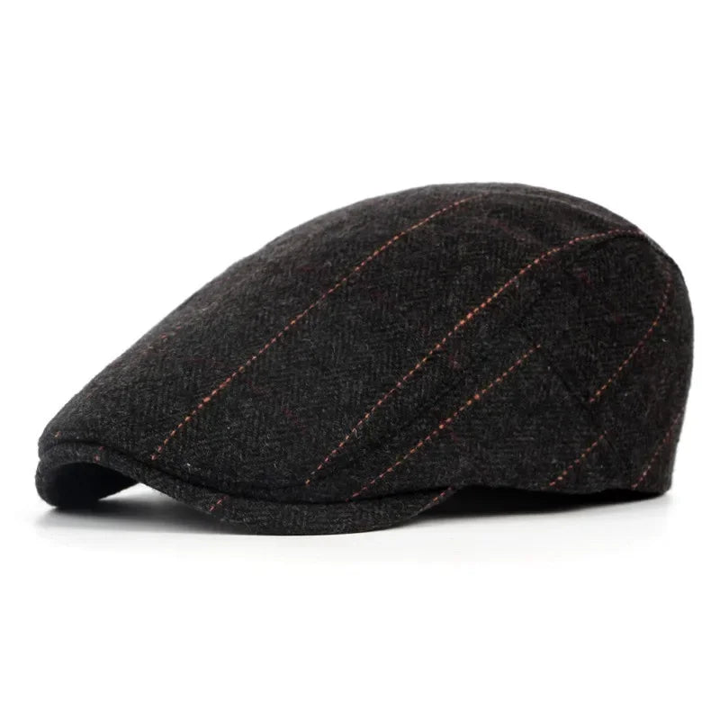Pánský beret se vzorem