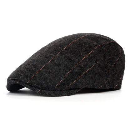 Pánský beret se vzorem