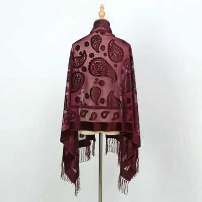 Dámská šál se vzorem