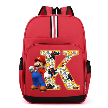 Školní batoh Super Mario s písmenem