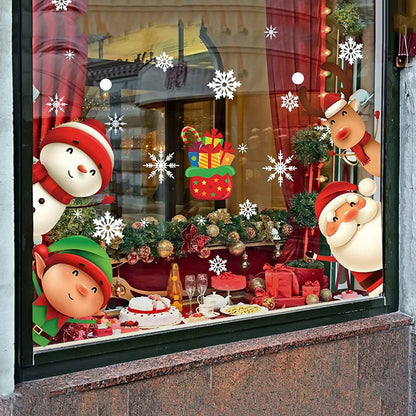 Vánoční nálepky na okna
