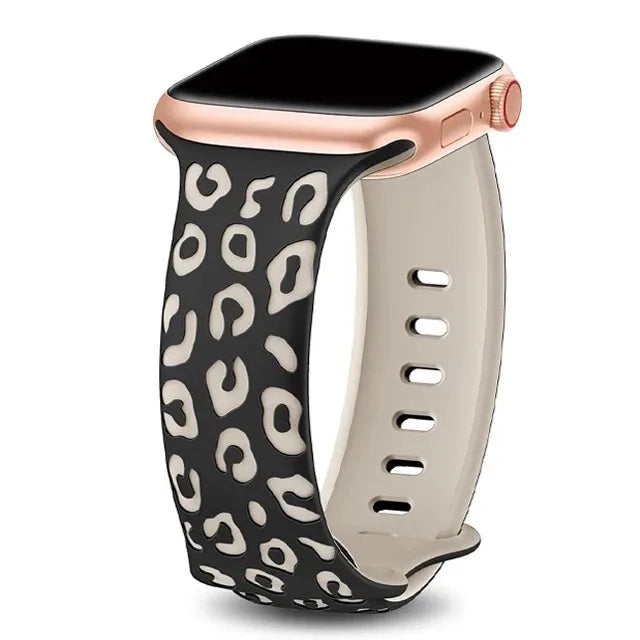Leopardí řemínek na Apple Watch