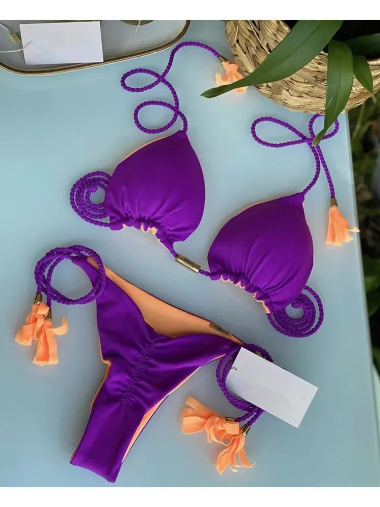 Dámské barevné bikiny