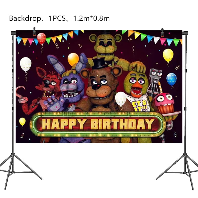 Doplňky na oslavu FIve Night At Freddys