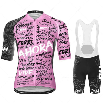 Unisex cyklistické sety se vzorem