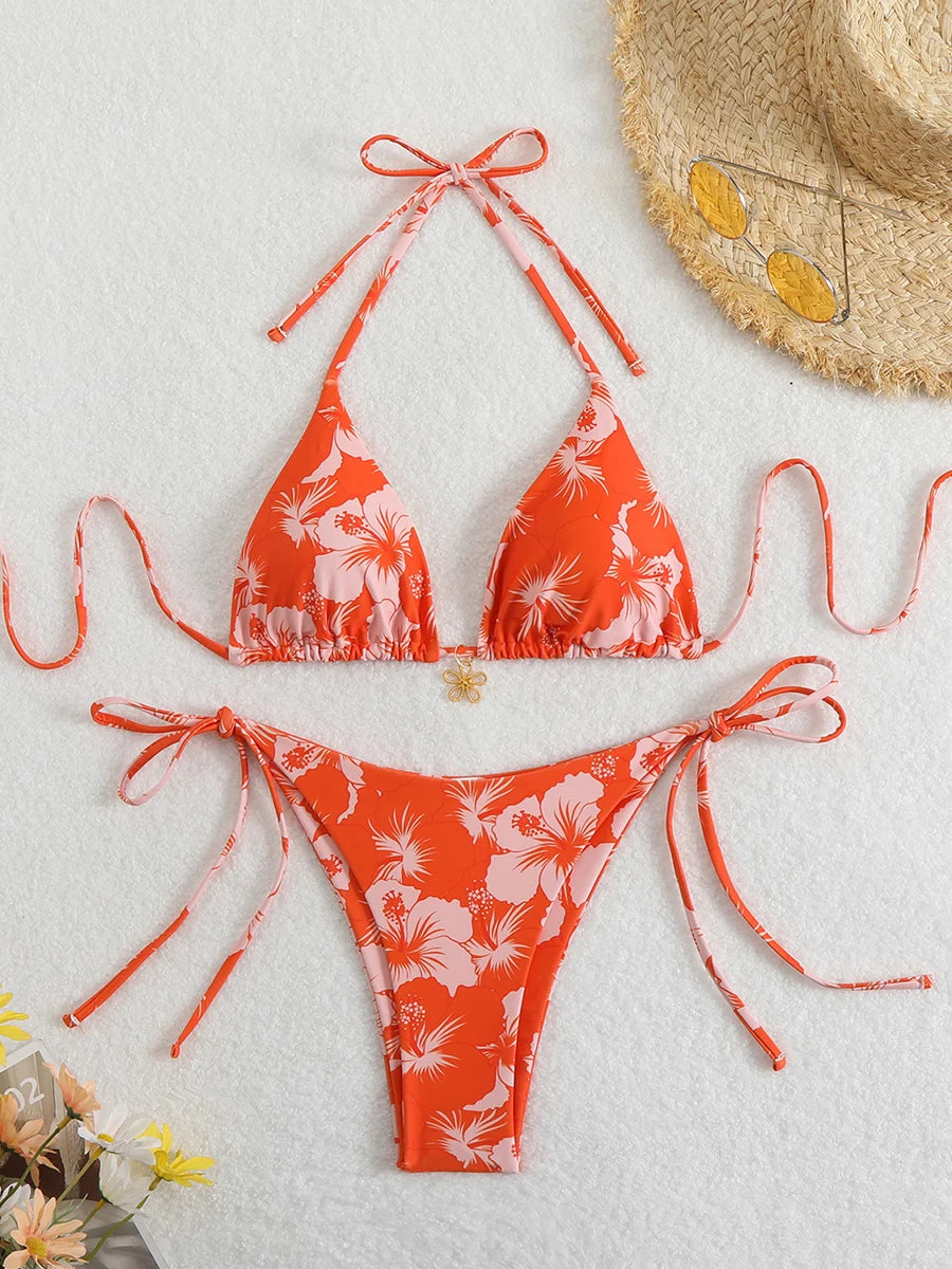 Dámské sexy bikiny se vzorem