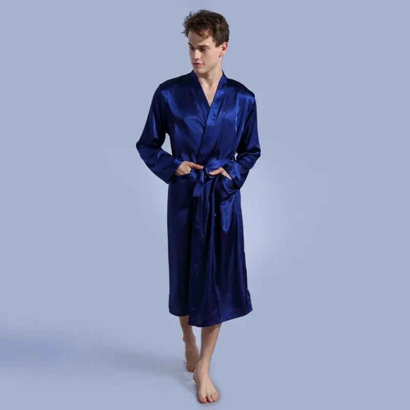 Pánské saténové kimono