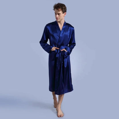 Pánské saténové kimono