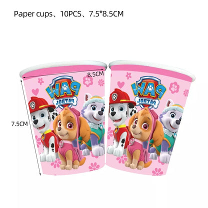 Doplňky na oslavu Tlapková patrola