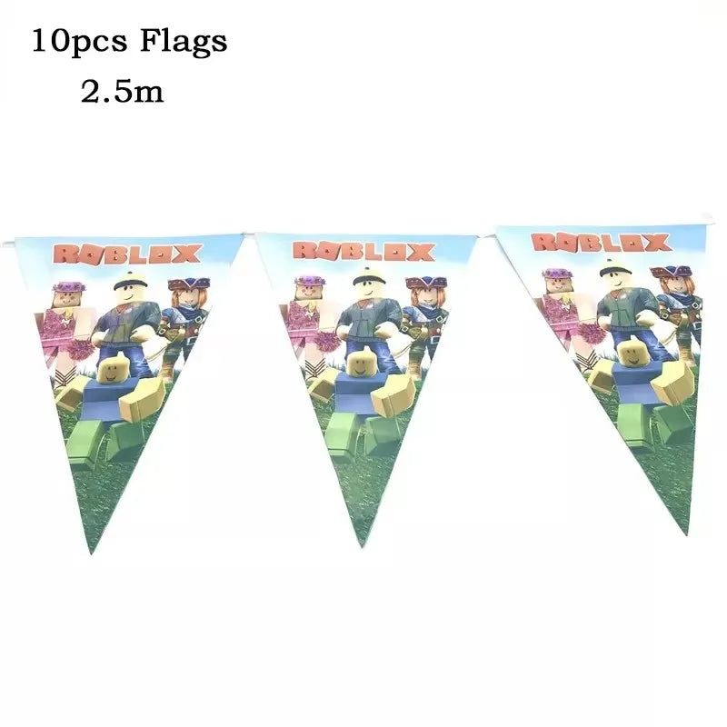 Dekorace na oslavu Roblox