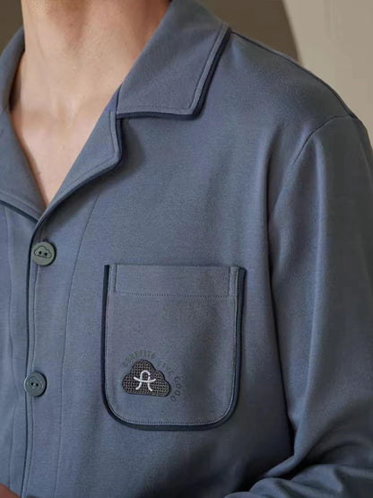 Pánské košilové pyžamo