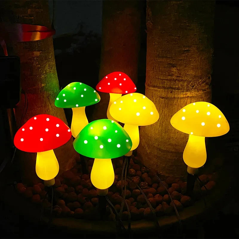 LED zahradní světlo houba