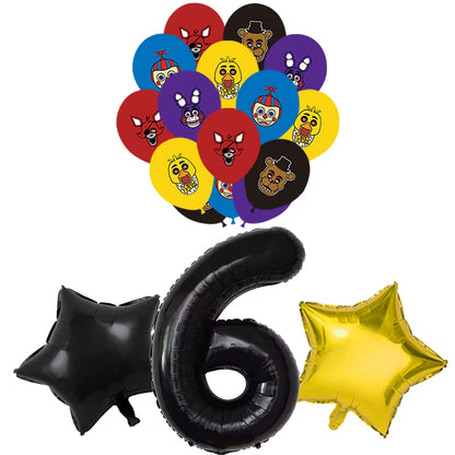 Doplňky na oslavu FIve Night At Freddys