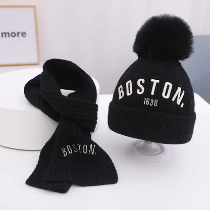 Set čepice a šály Boston