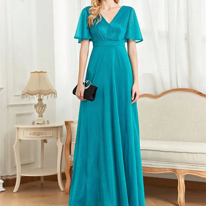 Dámské elegantní šaty s volným rukávem