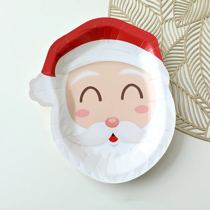 Vánoční papírové talíře 10 ks