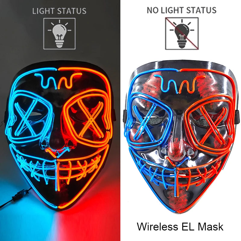 Neonová Led maska