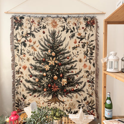 Vánoční vintage deka