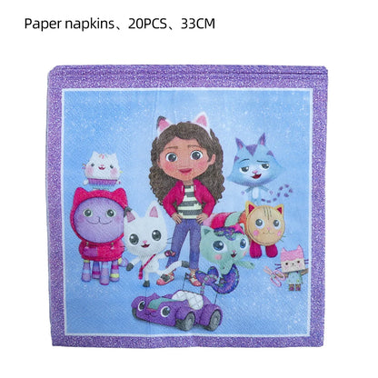 Doplňky na oslavu Gabby Dollhouse