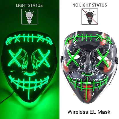 Neonová Led maska