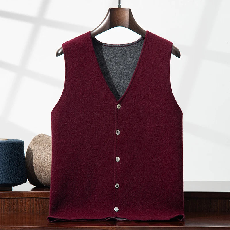 Pánská vesta s kašmírem