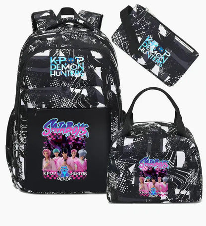 Školní set batohu Kpop Saja boys