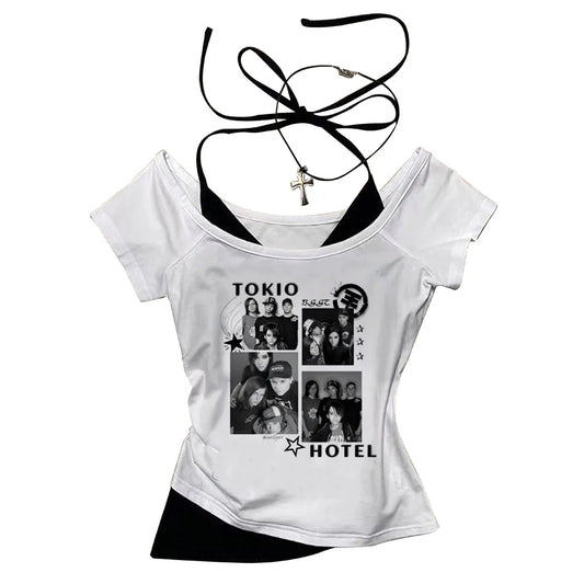 Dámské vintage triko Tokio Hotel