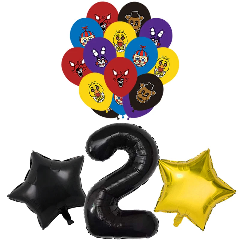 Doplňky na oslavu FIve Night At Freddys