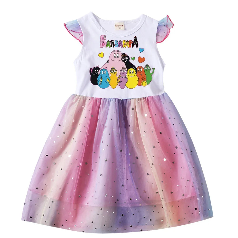 Dívčí šaty Barbapapa