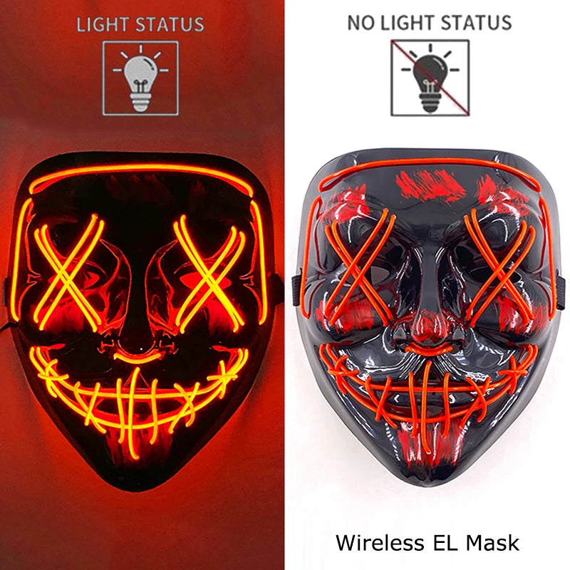 Neonová Led maska