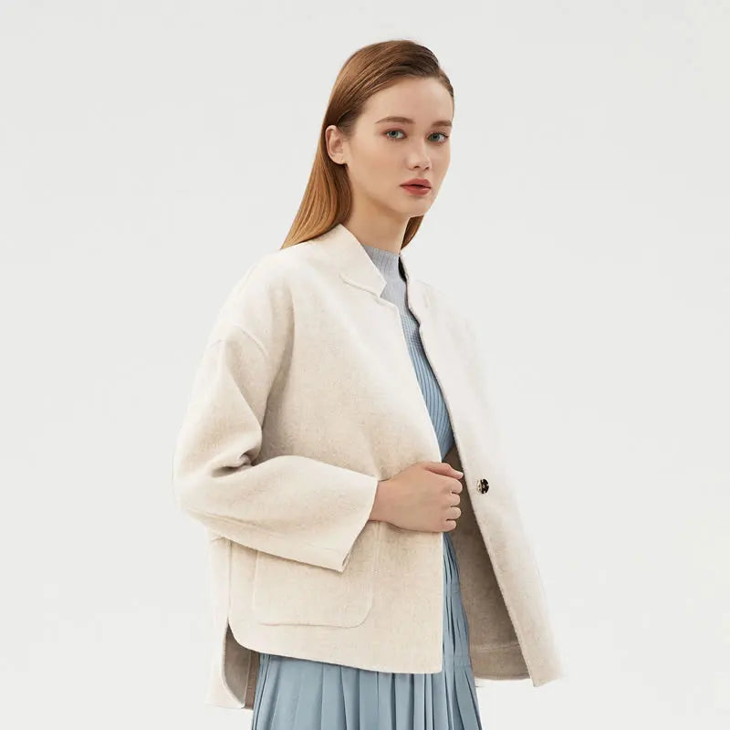 Dámský kabátek z vlny