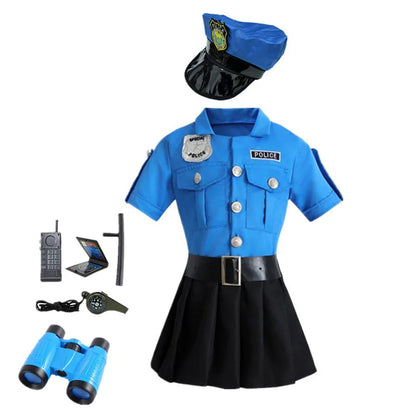 Dívčí kostým policajtky