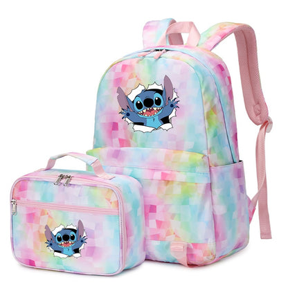 Školní batoh a taška na oběd Stitch