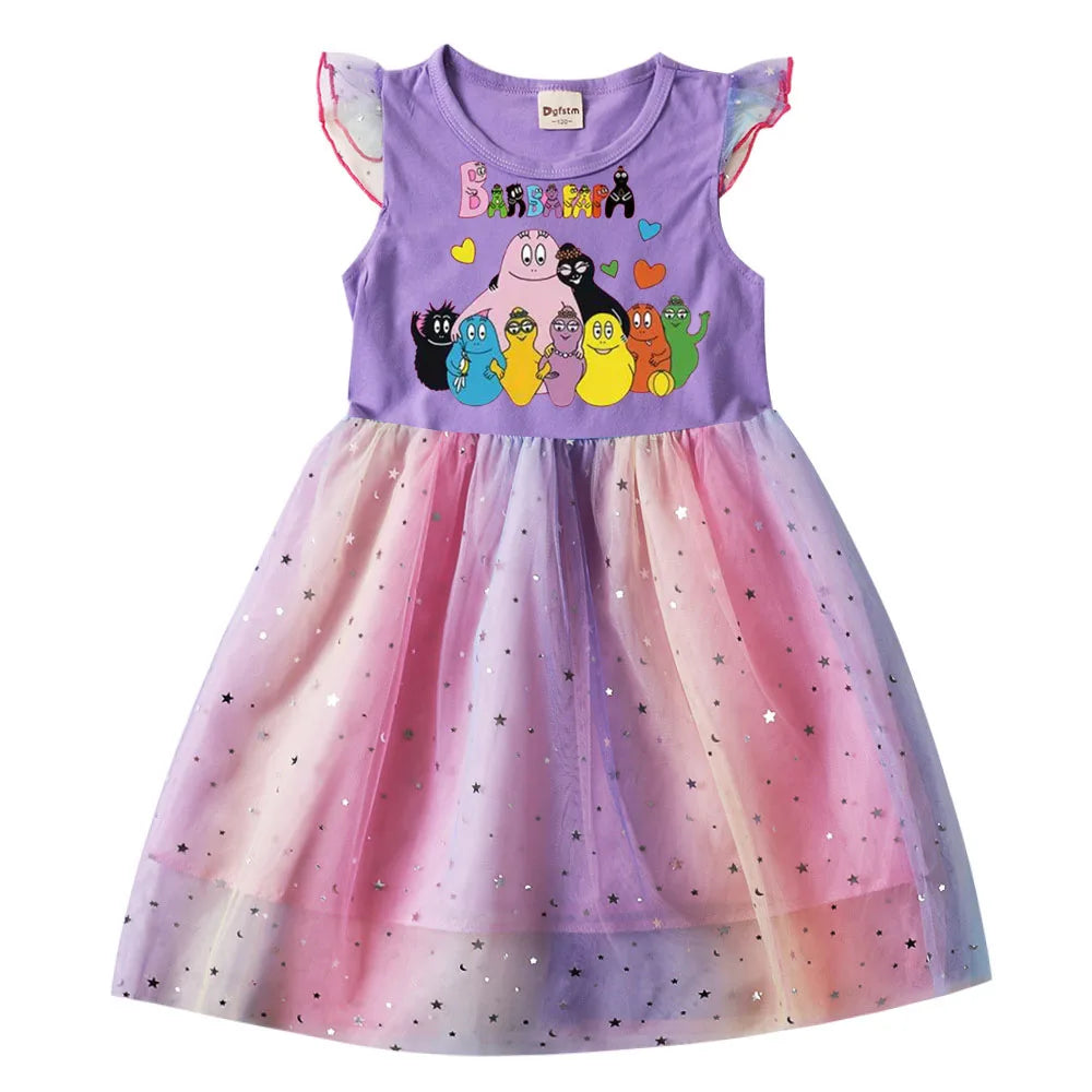Dívčí šaty Barbapapa