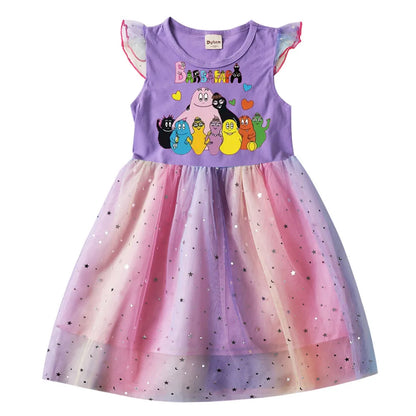 Dívčí šaty Barbapapa