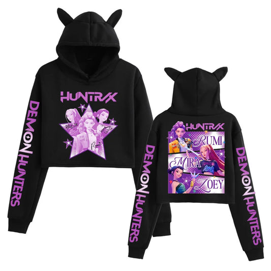 Dívčí mikina Demon Hunters s oušky